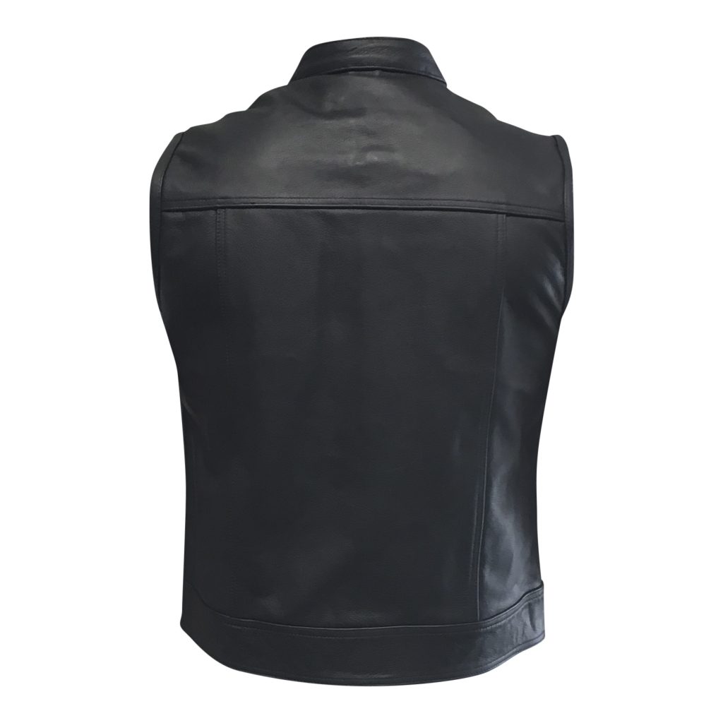Sons of Anarchy Style Soft Cowhide Leather Vest