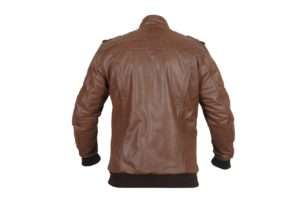 motorcycle brown leather jacket