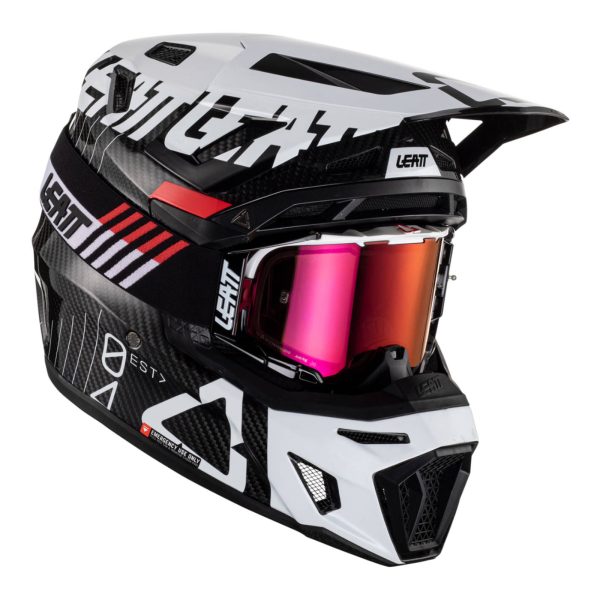 Leatt 9.5 Helmet Kit - Carbon / White (2XL)