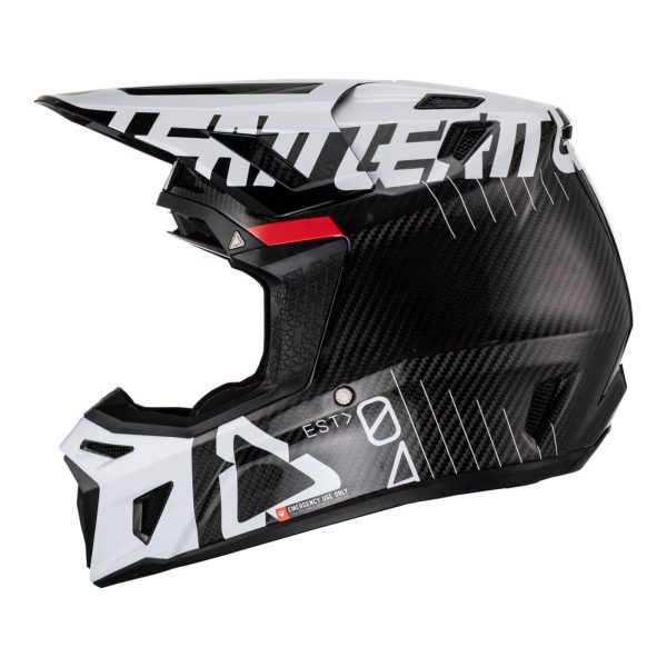 Leatt 9.5 Helmet Kit - Carbon / White (2XL)