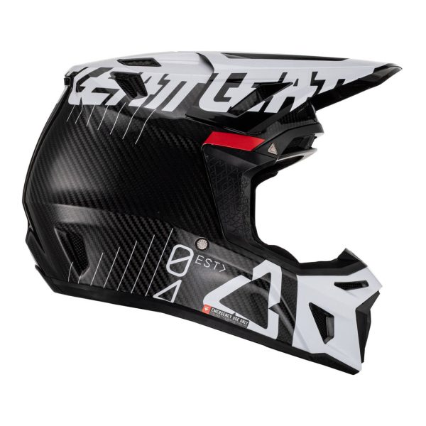 Leatt 9.5 Helmet Kit - Carbon / White (2XL)