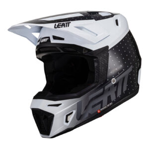 Leatt Helmet Kit Moto 8.5 V24 - Black / White (XS) - Leatt Helmet Kit Moto 8.5 V24 - Black / White (2XL)