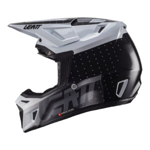 Leatt Helmet Kit Moto 8.5 V24 - Black / White (XS) - Leatt Helmet Kit Moto 8.5 V24 - Black / White (2XL)