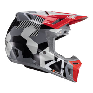 Leatt Helmet Kit Moto 8.5 V24 - Black / White (XS) - Leatt Helmet Kit Moto 8.5 V24 - Forge (2XL)