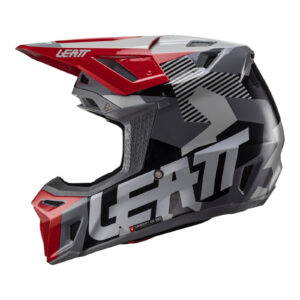 Leatt Helmet Kit Moto 8.5 V24 - Black / White (XS) - Leatt Helmet Kit Moto 8.5 V24 - Forge (2XL)