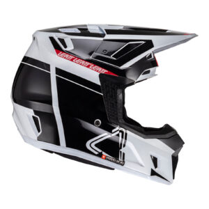 Leatt Helmet Kit Moto 8.5 V24 - Sundown (XS) - Leatt 2024 7.5 Helmet Kit - Black / White (2XL)