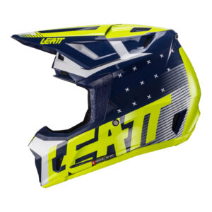 Leatt Helmet Kit Moto 8.5 V24 - Sundown (XS) - Leatt 2024 7.5 Helmet Kit - Blue (XS)