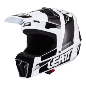 Leatt 2024 3.5 Junior Helmet Kit - Black / White (YM) - Leatt 2024 3.5 Junior Helmet Kit - Black / White (YL)