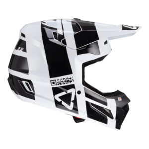 Leatt 2024 3.5 Junior Helmet Kit - Black / White (YM) - Leatt 2024 3.5 Junior Helmet Kit - Black / White (YL)