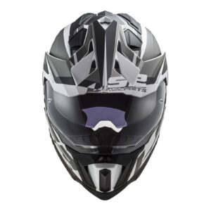 LS2 MX701 Explorer (2XL) Alter - Matte Black / White 06 - LS2 MX701 Explorer (3XL) Alter - Matte Black/White 06