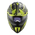 LS2 MX701 Explorer (2XL) Alter - Matte Black / Hi-Vis Yellow