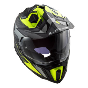 LS2 MX701 Explorer Carbon (2XL) Focus - Matte Titanium / Hi-Vis Yellow - LS2 MX701 Explorer Carbon (M) Focus - Matte Titanium / Hi-Vis Yellow