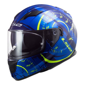 LS2 FF320 Stream (S) Tacho - Blue / Hi-Vis Yellow - LS2 FF320 Stream (XS) Tacho - Blue / Hi-Vis Yellow