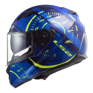 LS2 FF320 Stream (S) Tacho - Blue / Hi-Vis Yellow - LS2 FF320 Stream (XS) Tacho - Blue / Hi-Vis Yellow