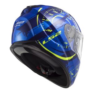 LS2 FF320 Stream (S) Tacho - Blue / Hi-Vis Yellow - LS2 FF320 Stream (XS) Tacho - Blue / Hi-Vis Yellow