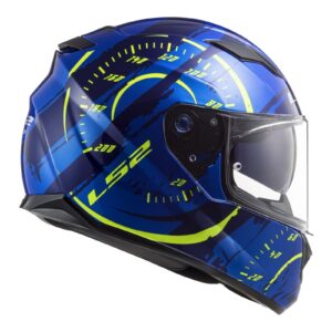 LS2 FF320 Stream (S) Tacho - Blue / Hi-Vis Yellow - LS2 FF320 Stream (XS) Tacho - Blue / Hi-Vis Yellow