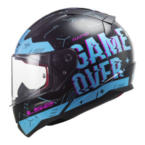 LS2 FF353 Rapid II (M) Player - Black / Sky Blue 06 - LS2 FF353 Rapid II (XL) Player - Black / Sky Blue 06