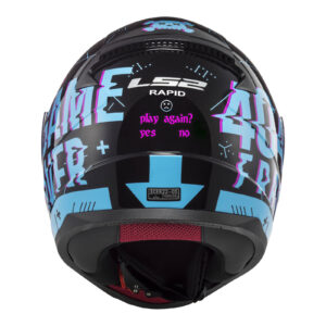 LS2 FF353 Rapid II (M) Player - Black / Sky Blue 06 - LS2 FF353 Rapid II (XL) Player - Black / Sky Blue 06