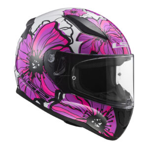 LS2 FF353 Rapid II (2XL) Poppies - Pink 06 - LS2 FF353 Rapid II (M) Poppies - Pink 06