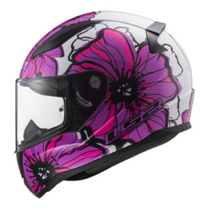 LS2 FF353 Rapid II (2XL) Poppies - Pink 06 - LS2 FF353 Rapid II (XL) Poppies - Pink 06