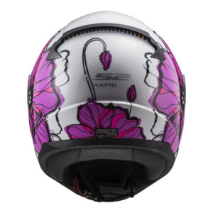 LS2 FF353 Rapid II (2XL) Poppies - Pink 06 - LS2 FF353 Rapid II (XL) Poppies - Pink 06