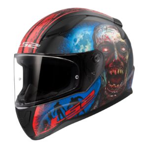 LS2 FF353 Rapid II (2XL) Zombie - Gloss Black / Red / White 06 - LS2 FF353 Rapid II (3XL) Zombie - Gloss Black / Red / White 06