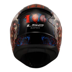 LS2 FF353 Rapid II (2XL) Zombie - Gloss Black / Red / White 06 - LS2 FF353 Rapid II (S) Zombie - Gloss Black / Red / White 06