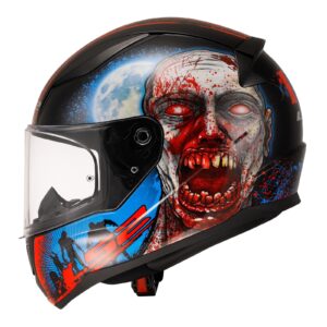 LS2 FF353 Rapid II (2XL) Zombie - Gloss Black / Red / White 06 - LS2 FF353 Rapid II (XS) Zombie - Gloss Black / Red / White 06