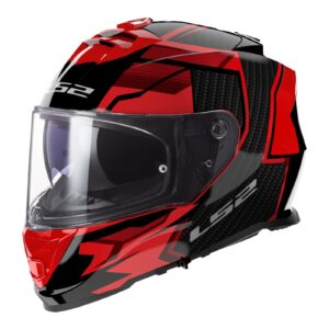 LS2 FF800 Storm II (2XL) Tracker - Black / Red 06 - LS2 FF800 Storm II (M) Tracker - Black / Red 06