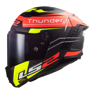 LS2 FF805C Thunder Carbon (2XL) Attack - Matte Red / Hi-Vis Yellow 06 - LS2 FF805C Thunder Carbon (S) Attack - Matte Red / Hi-Vis Yellow 06